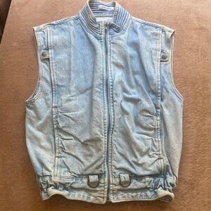 Light Blue Denim Vest